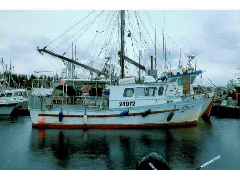 Commercial fishing boat paint Stock Photos and Images