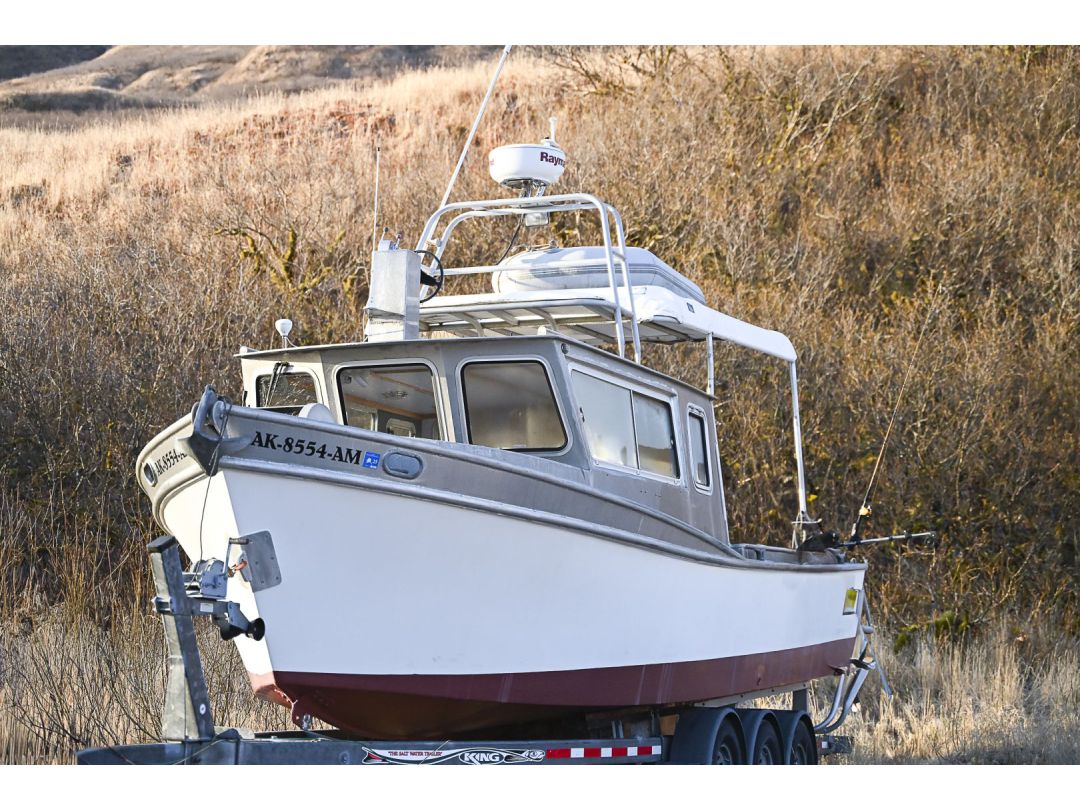 Fiberglass Aluminum Cabin Cruiser image 6